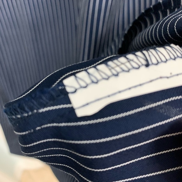 Luxology Blue Striped Midi Dress - Picture 6 of 7